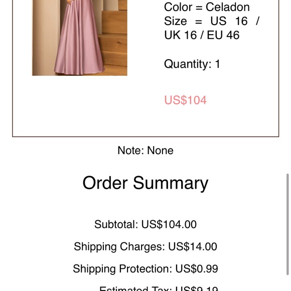 Green Maxi A-line Dress with V-neck for Wedding Guest - Picture 7 of 7